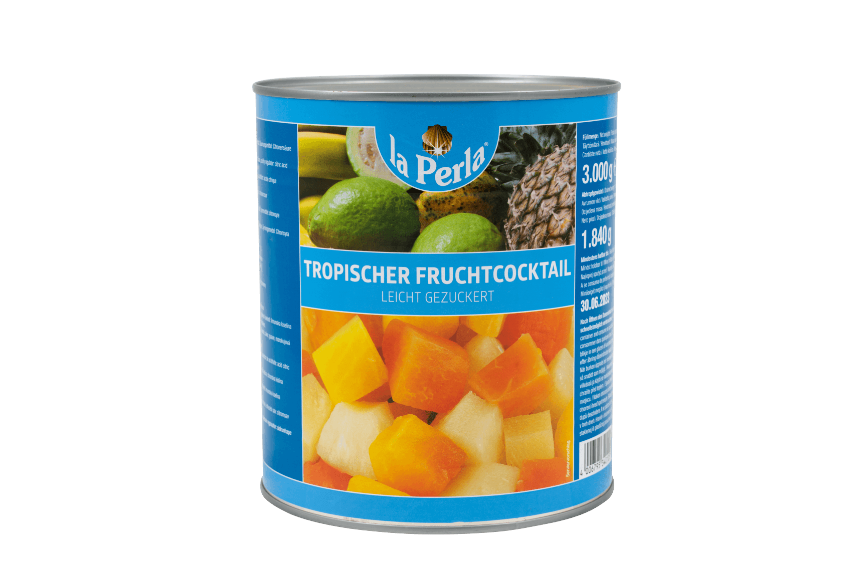 Tropical fruit cocktail in light syrup 2500g/1500g
