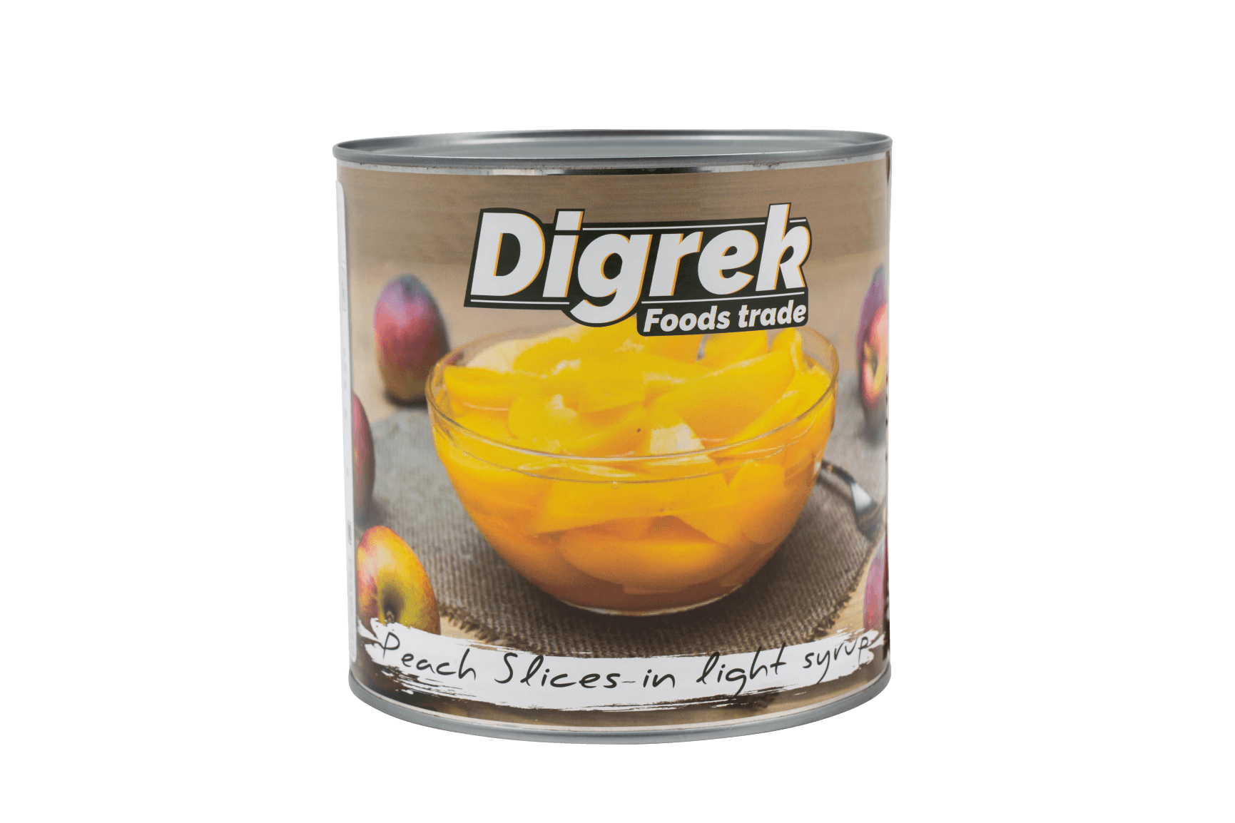 Virsikuviilud kerges siirupis, Digrek 2600g/1500g