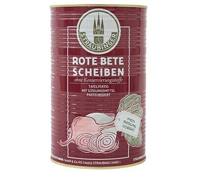 Punapeedi viilud 4kg Marineeritud punapeedi viilud 4000g/2550g